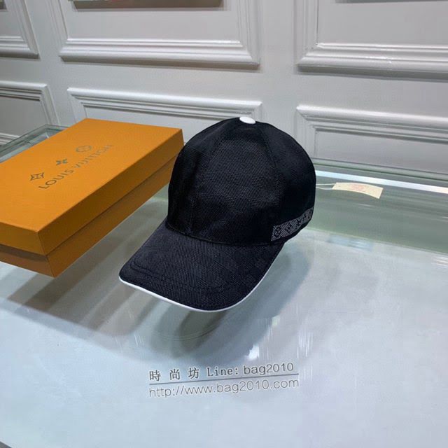 LV新品男士帽子 路易威登經典棋盤格棒球帽鴨舌帽  mm1739